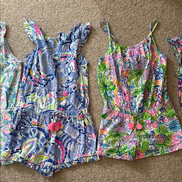 Lily Pulitzer Colorful Patterned Rompers Set - Picture 4 of 5